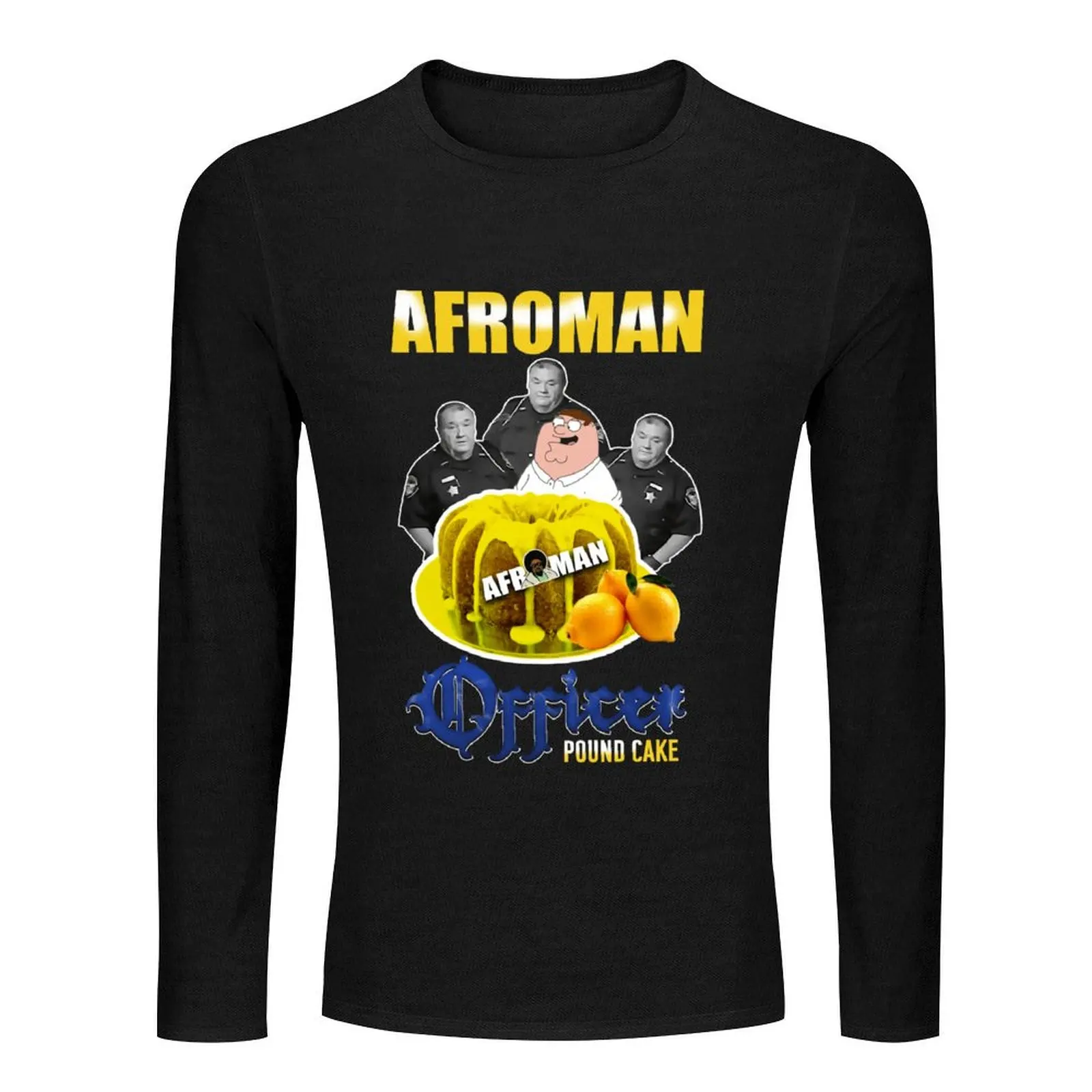 Afroman Lemon Pound Cake Long T-Shirt tops oversized t shirt men