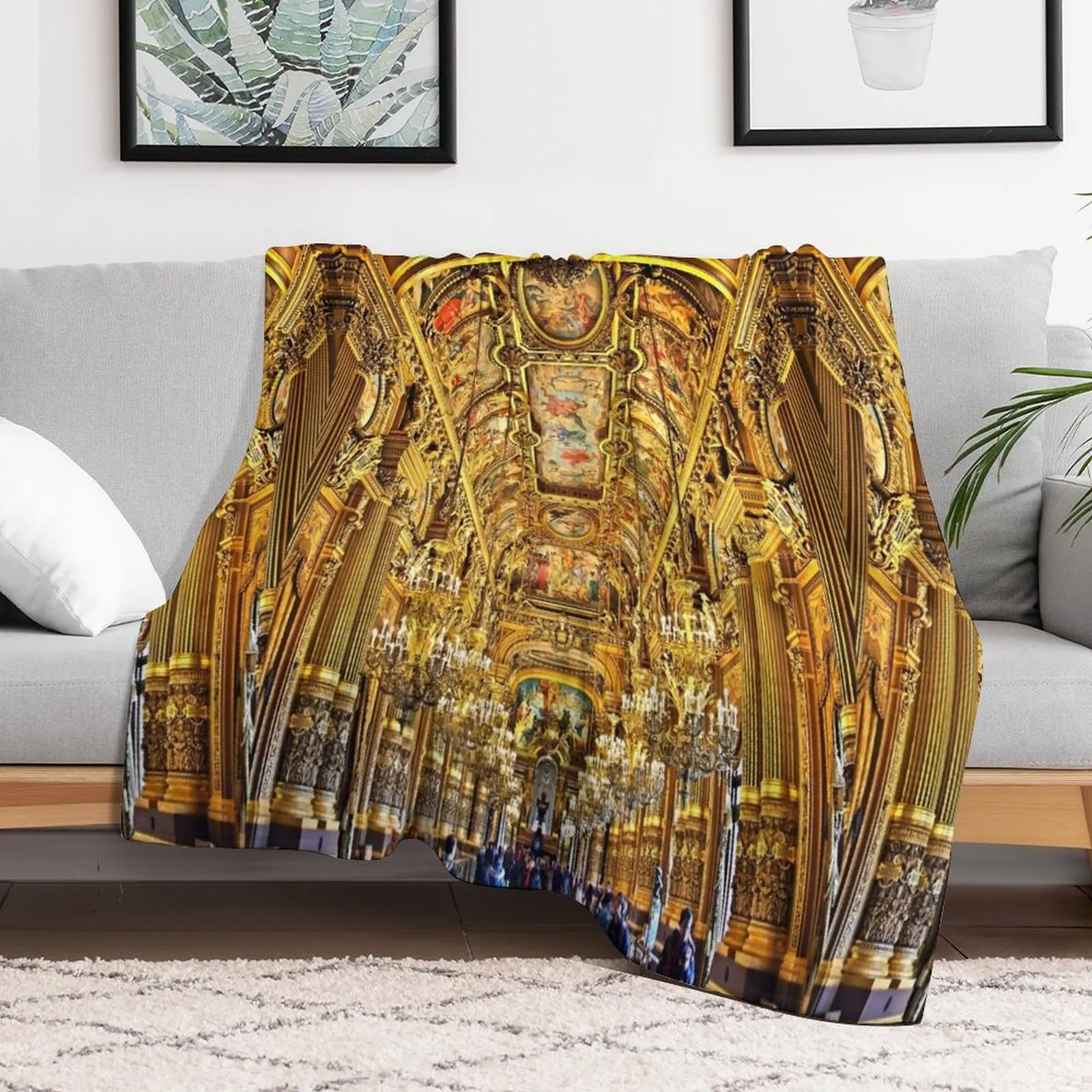 

The golden foyer Throw Blanket Thin anime Sofas Blankets