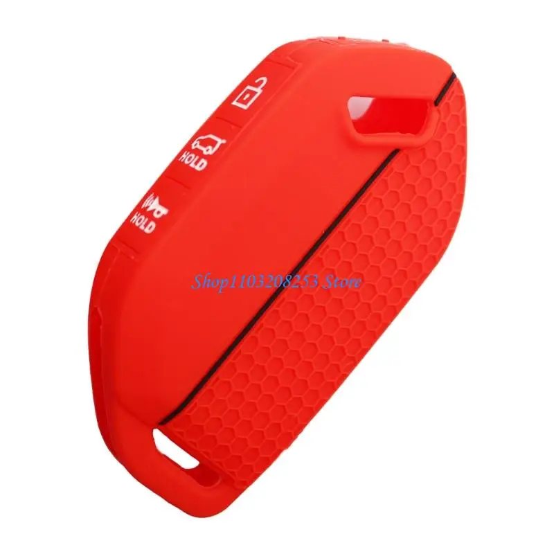R6FA Protector Cobrar o carro silicone Casa chave remota casca à prova d'água