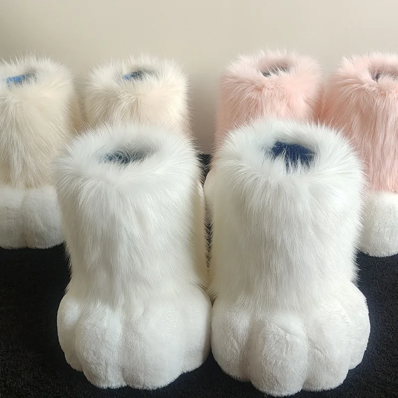 Animal Costume Outdoor Animal Foot Fursuit Animal Costume Accessories Handmade Cute Furry Cosplay