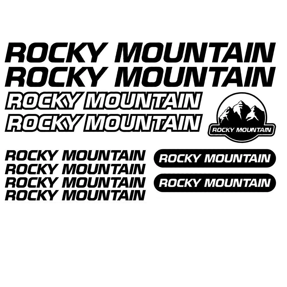 11PCS/SET Multi-color Mountain Style Waterproof Sticker Set Landscape Pattern Decals for Offroad Bike Motorcycle Car Decor
