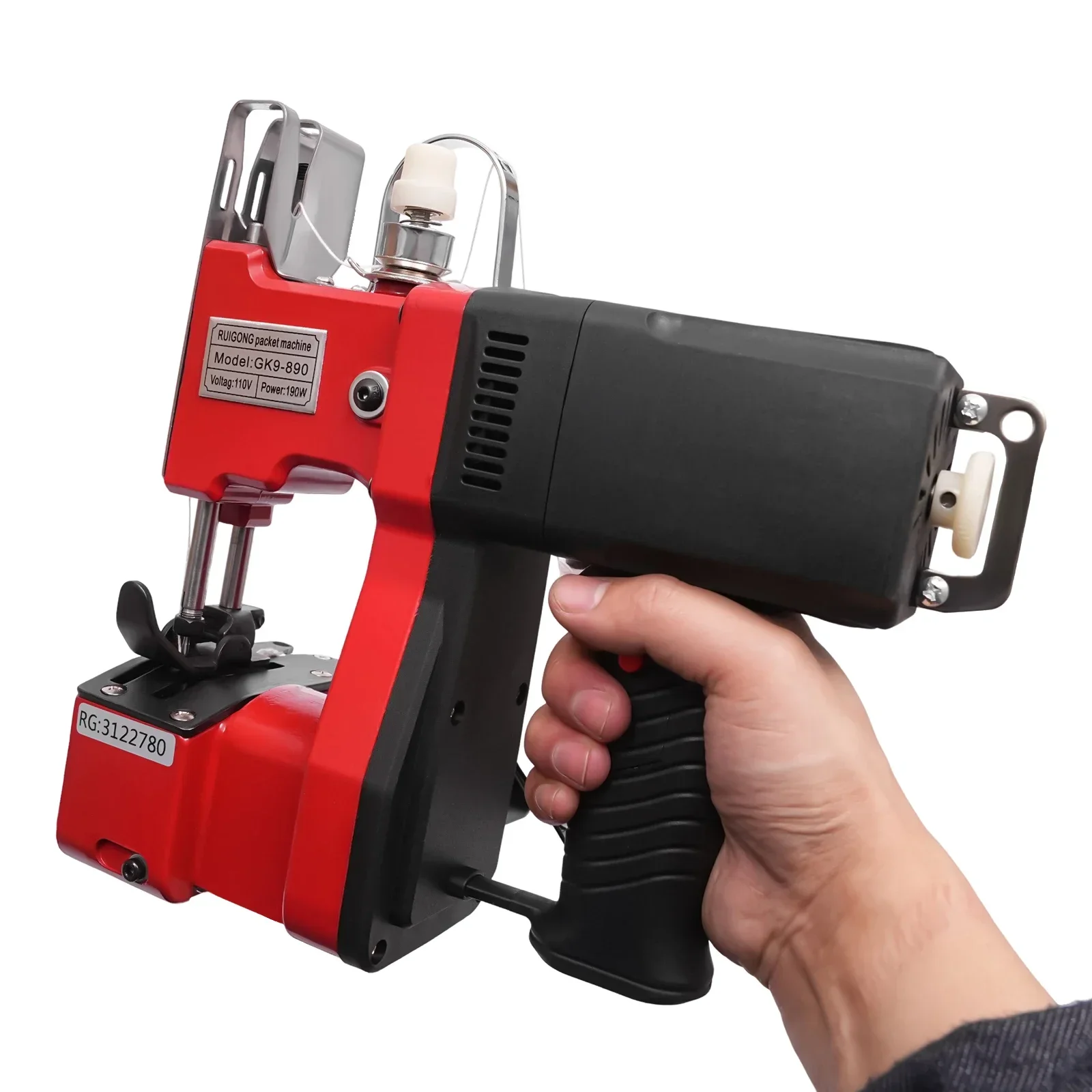 

Electric Bag Sewing Machine,Industrial Bag Closing Machine w/Charger,High Speed Portable Electric Bag Stitching Closer