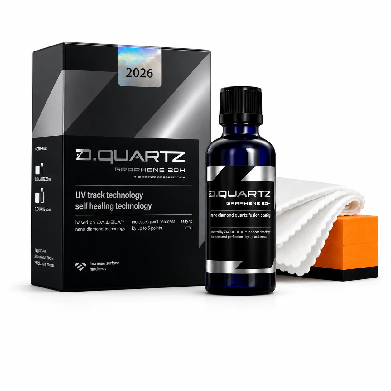 Graphene Ceramic Coating 20H with Self Healing and UV Track Technology Car Detailing Professionals 10+ Years of Protection