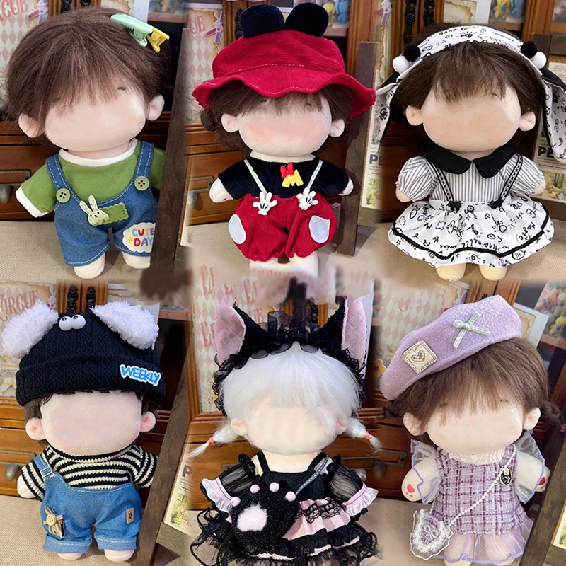 Pretty Dress Clothes For 20cm Cotton Plush Toys Dress Up Clothing Princess Skirt Cute Fresh Princess Dress Set Girls Gift