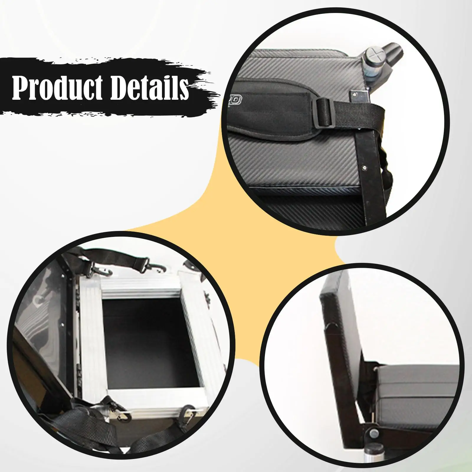 كرسي صيد مريح ومسند ظهر قابل للطي للتخييم في الهواء الطلق