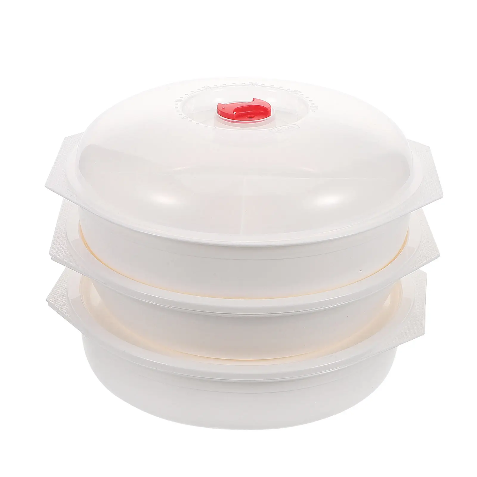 

Набор из 3-х контейнеров для разогрева в микроволновке: круглые, с разделителями, пароварка с вентилируемой крышкой для приготовления еды, ланч-бокс для дома и офиса