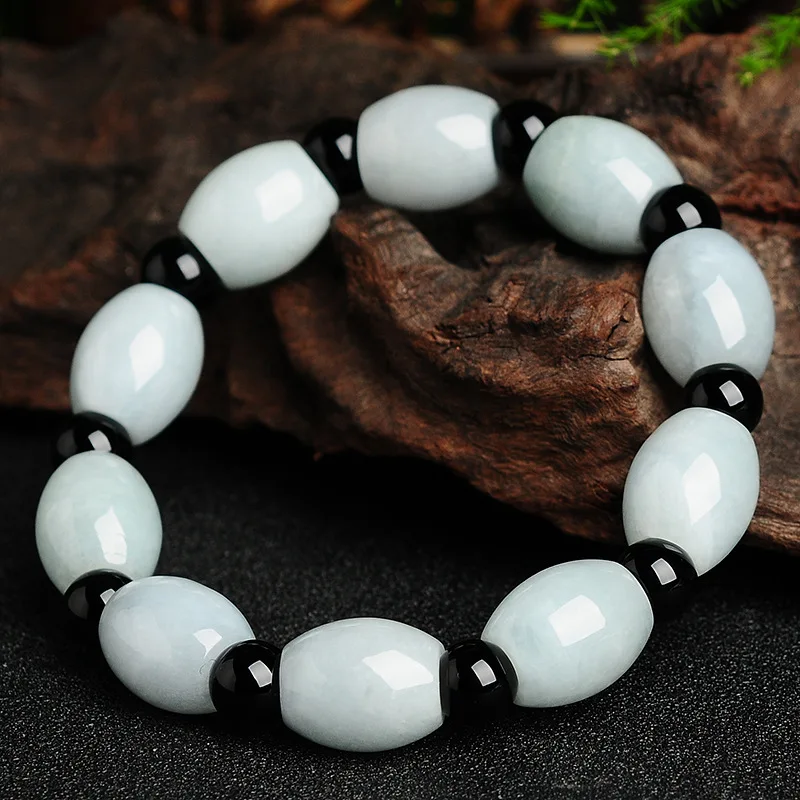 

Jadeite Burmese Bead Men and Women, Jade Bracelets