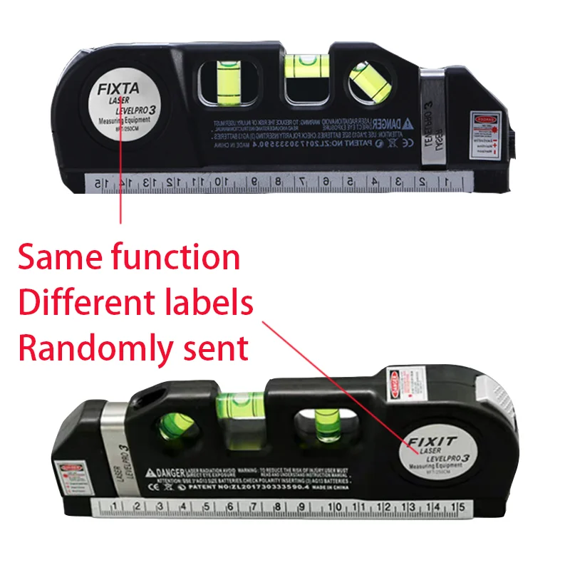 Laser Level Line Tool Multipurpose Laser Level Kit Standard Cross Line Lase 8 Feet Measure Tape Ruler With Metal Tripod Stand