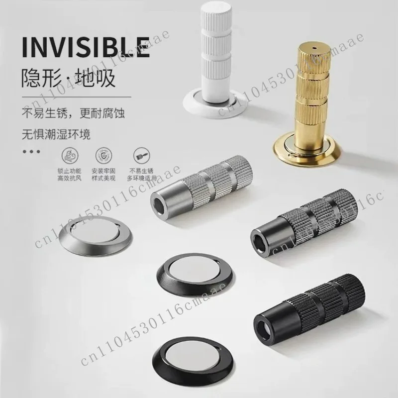 

Ultra-thin invisible suction suction door without punching holes Interior door