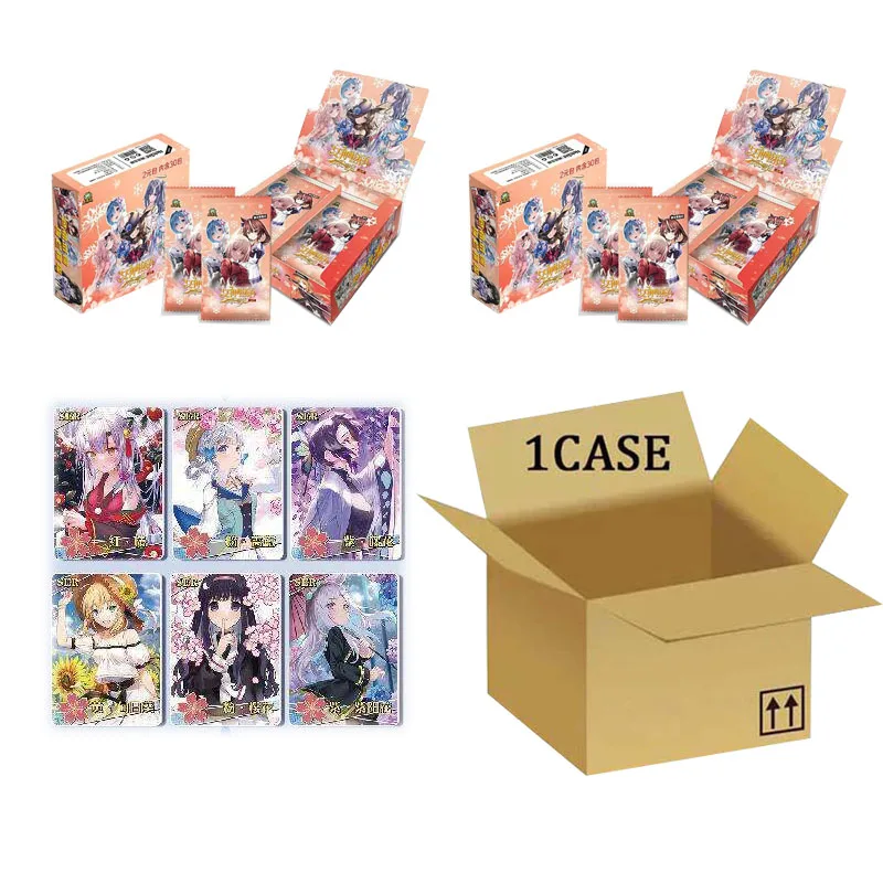 

Wholesale Goddess Story Collection Card Booster Box Little Frog Twelfth Bullet Rainbow Chapter Vigorous Girl 1 Case Trade Cards