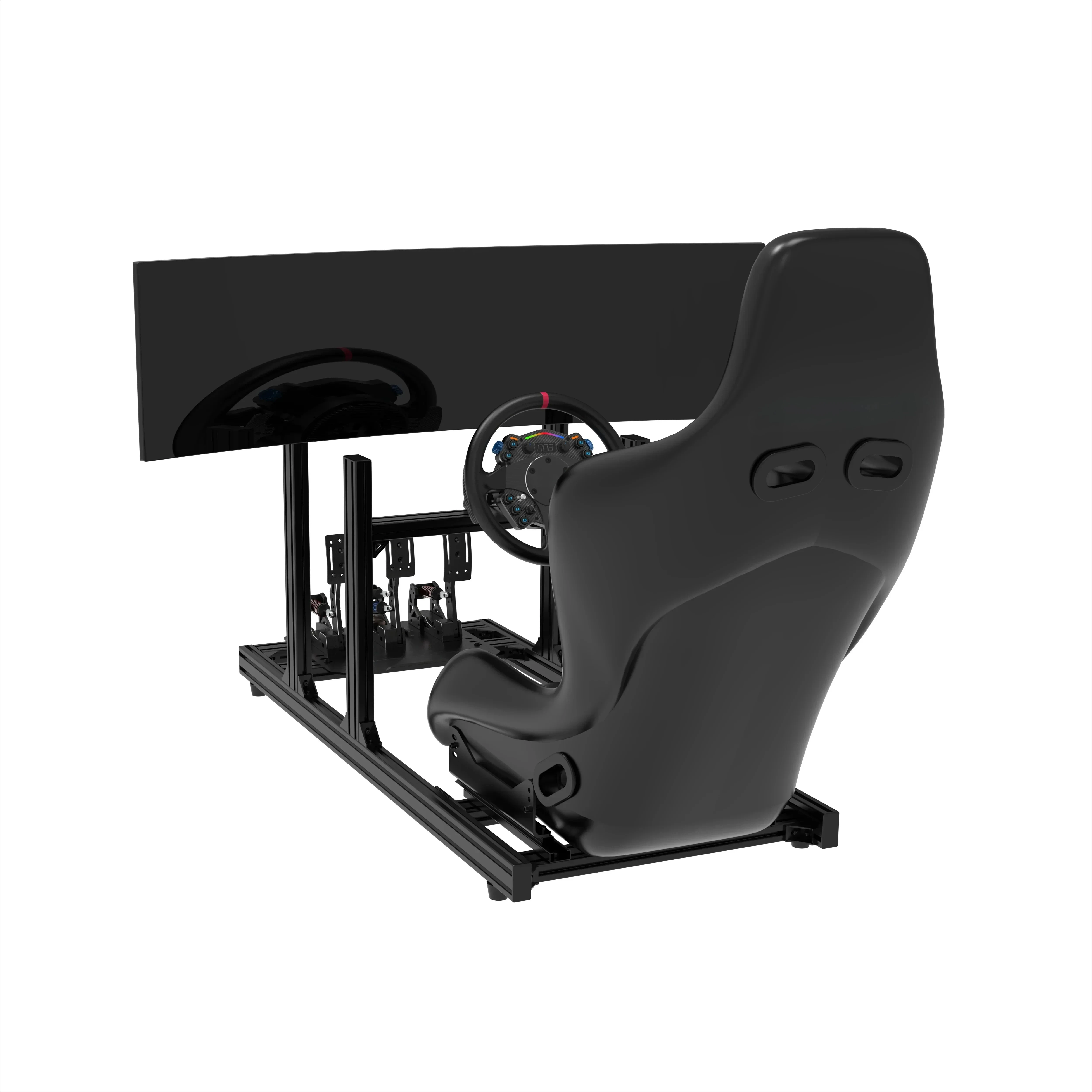 Racing Simulator Direct Drive Wheelbace Gaming Steering Wheel and Pedals PC Game Sim Driving Simulator Kit