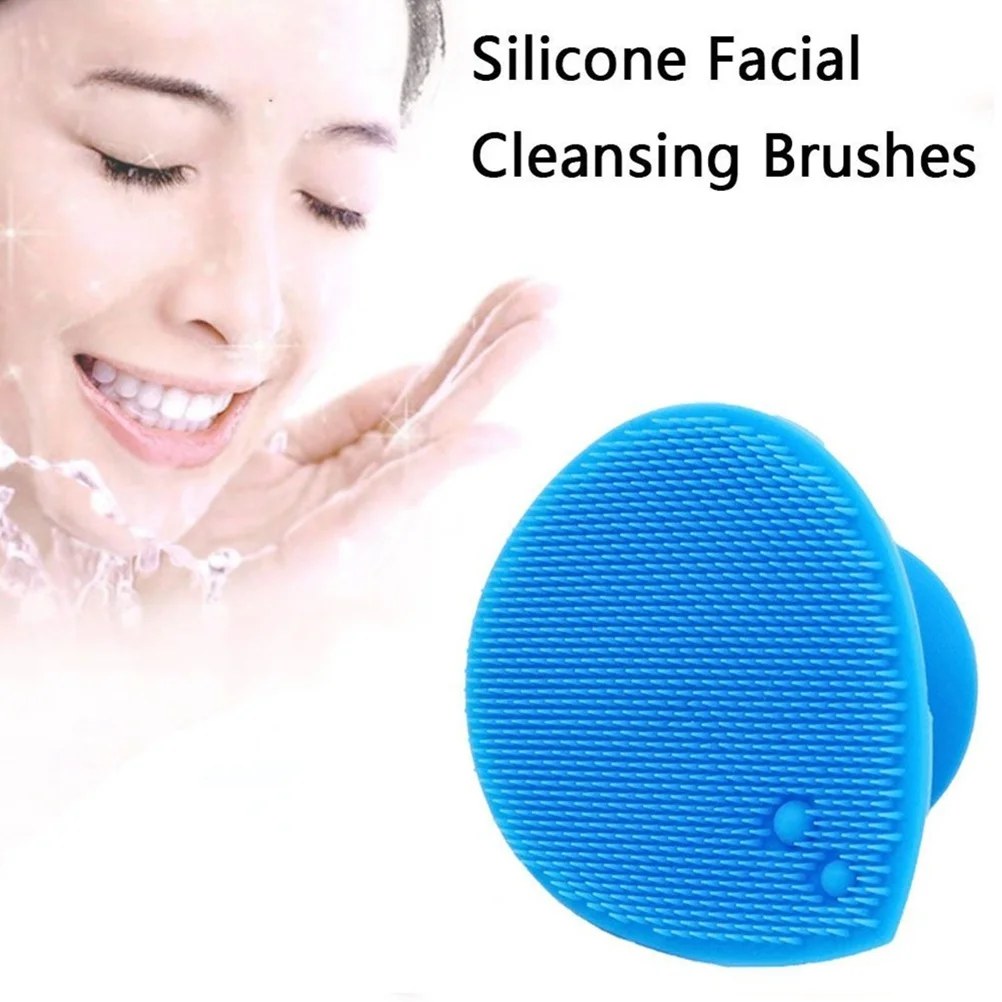 4 Stuks Siliconen Gezichtsreinigingsborstel Voor Gevoelige Huid Antisliphandvat Antibacteriële Wassen Tool Body Scrubber Veilig mild