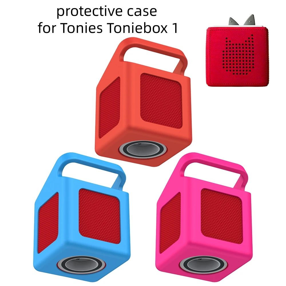

Suitable for Tonies Toniebox 1 audio silicone protective cover solid color simple shell