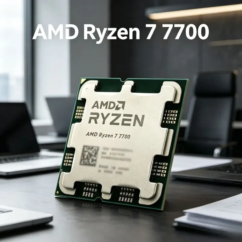 

Premium Unlocked Gaming Processor AMD Ryzen7 7700, 8Core16Thread 5.3GHz AM5 Desktop CPU Supplied with No Retail Packaging