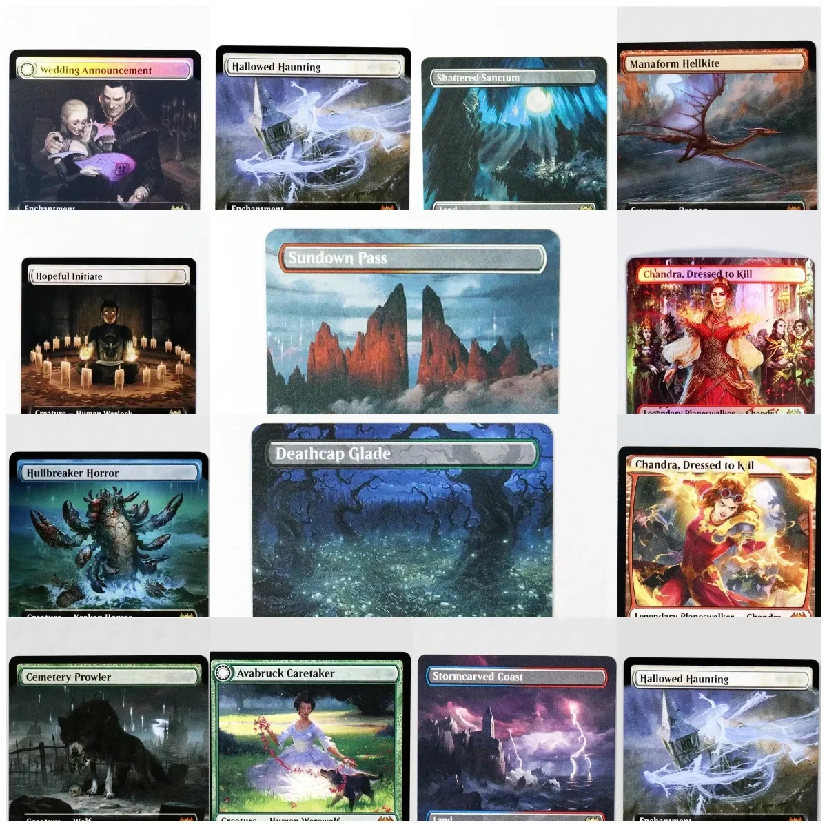 (VOW) إعلان احباط/Holo TCG الوكيل السحري الأسود أعلى جودة الوكيل أوراق اللعب جمع مجلس لعبة سطح السفينة بطاقات التداول #1