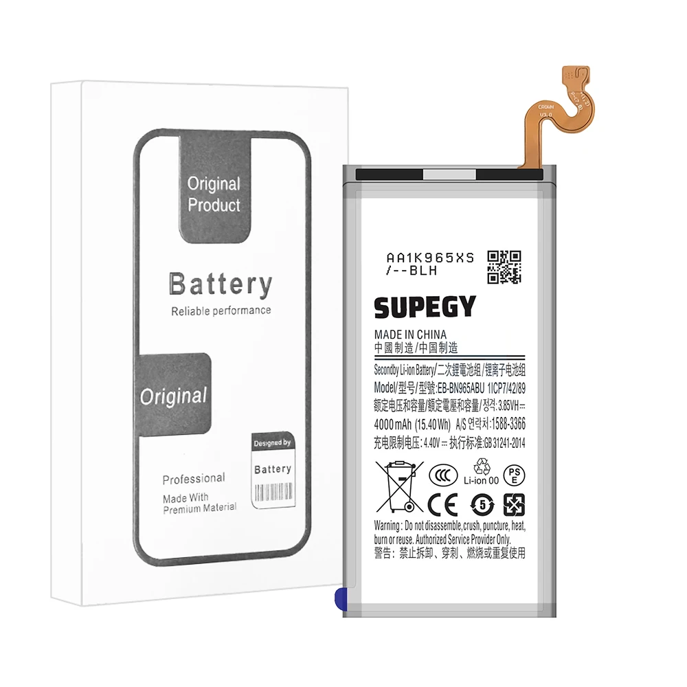 2026 Years Replacement EB-BN965ABU Battery For Samsung Galaxy Note9 Note 9 N9600 SM-N9600 Genuine Battery EB-BN965ABU