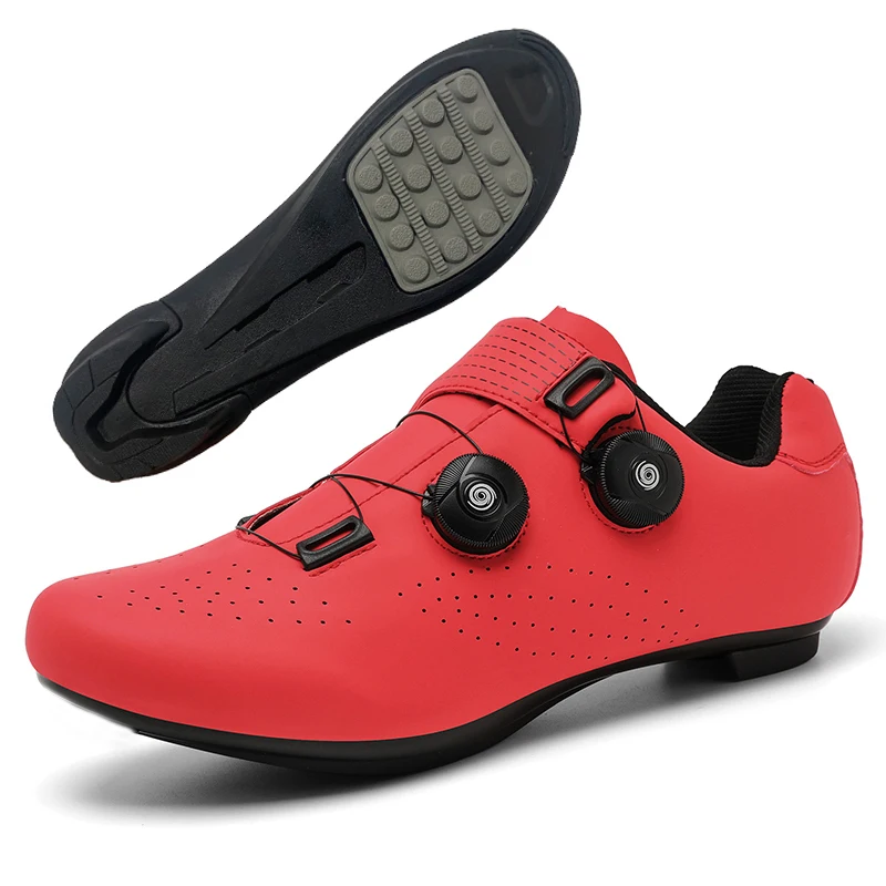 New Men Cycling Sports Shoes for Beginners Rubber Flat-Bottomed Non-Slip Racing MTB Sneakers Ladies SPD Racing Bicycle Boots