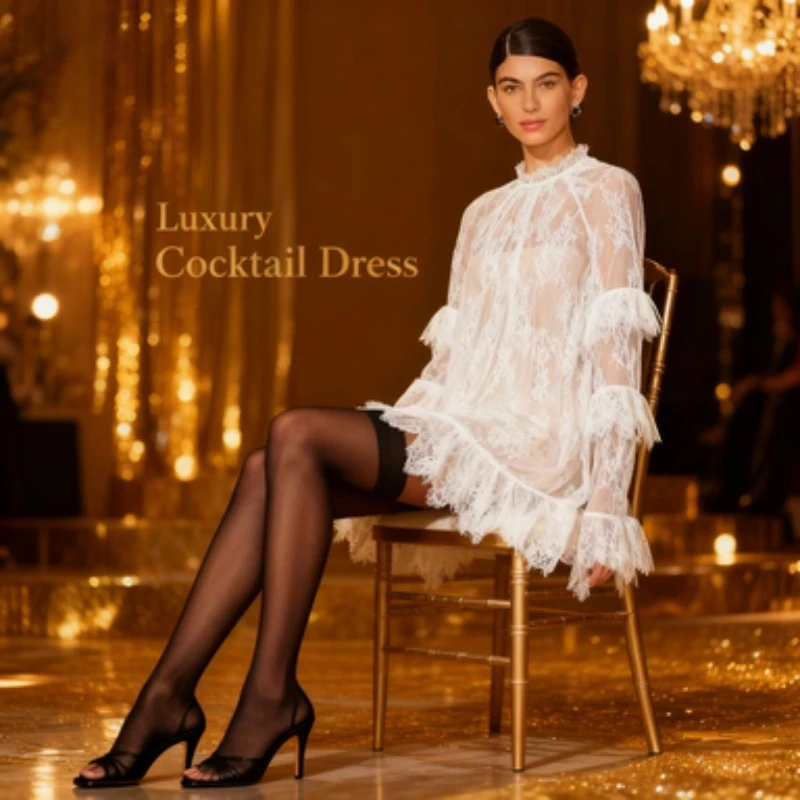 Abito sexy in pizzo trasparente Royal Sister Copricostume trasparente per ragazza calda primavera estate