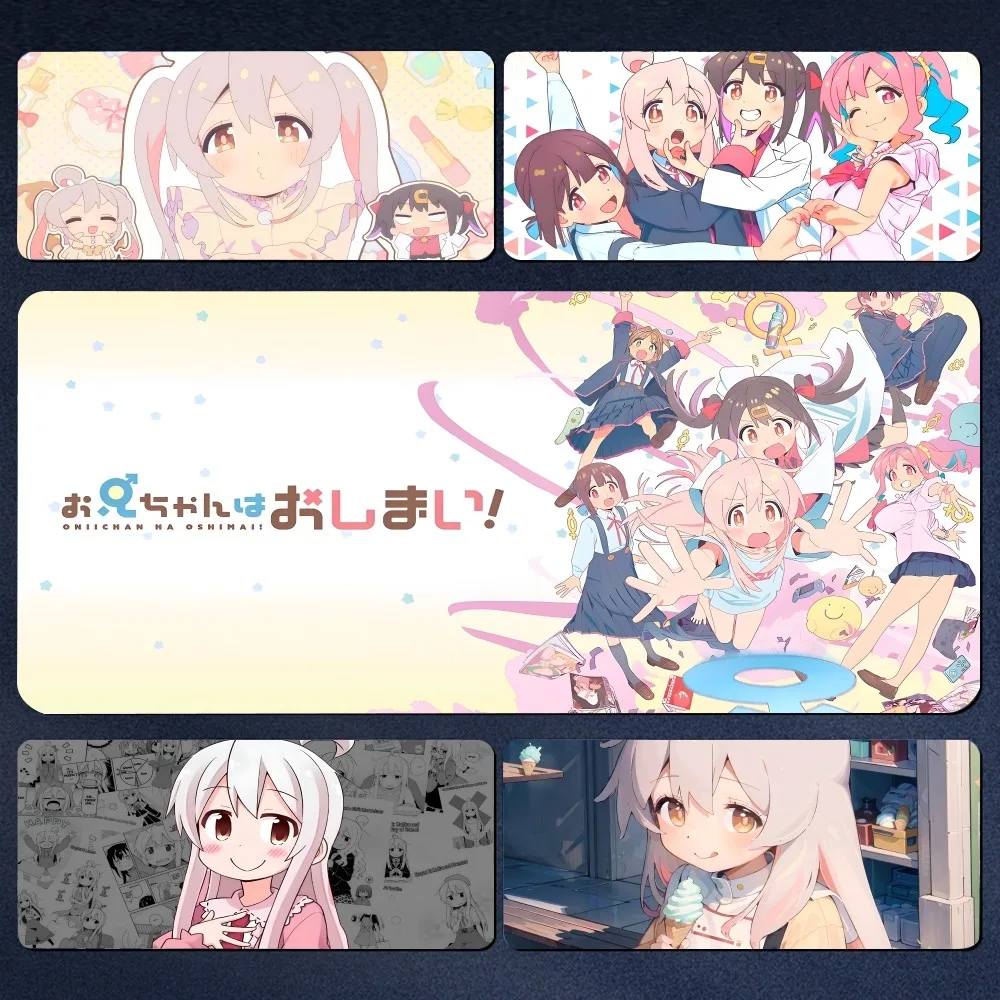 

Anime Onimai I'm Now Your Sister Mousepad Large Gaming Mouse Pad LockEdge Thickened Computer Keyboard Table Desk Mat