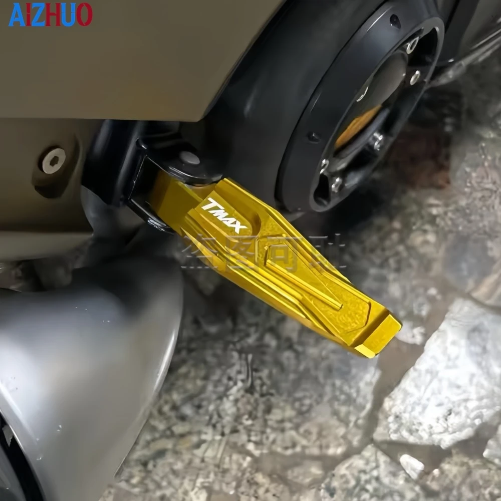 

For Yamaha XMAX 125 250 300 400 X MAX 300 X-MAX 125 2017-25 2026 Motorcycle Rear Foot Pegs Rests Passenger Footrests Accessories