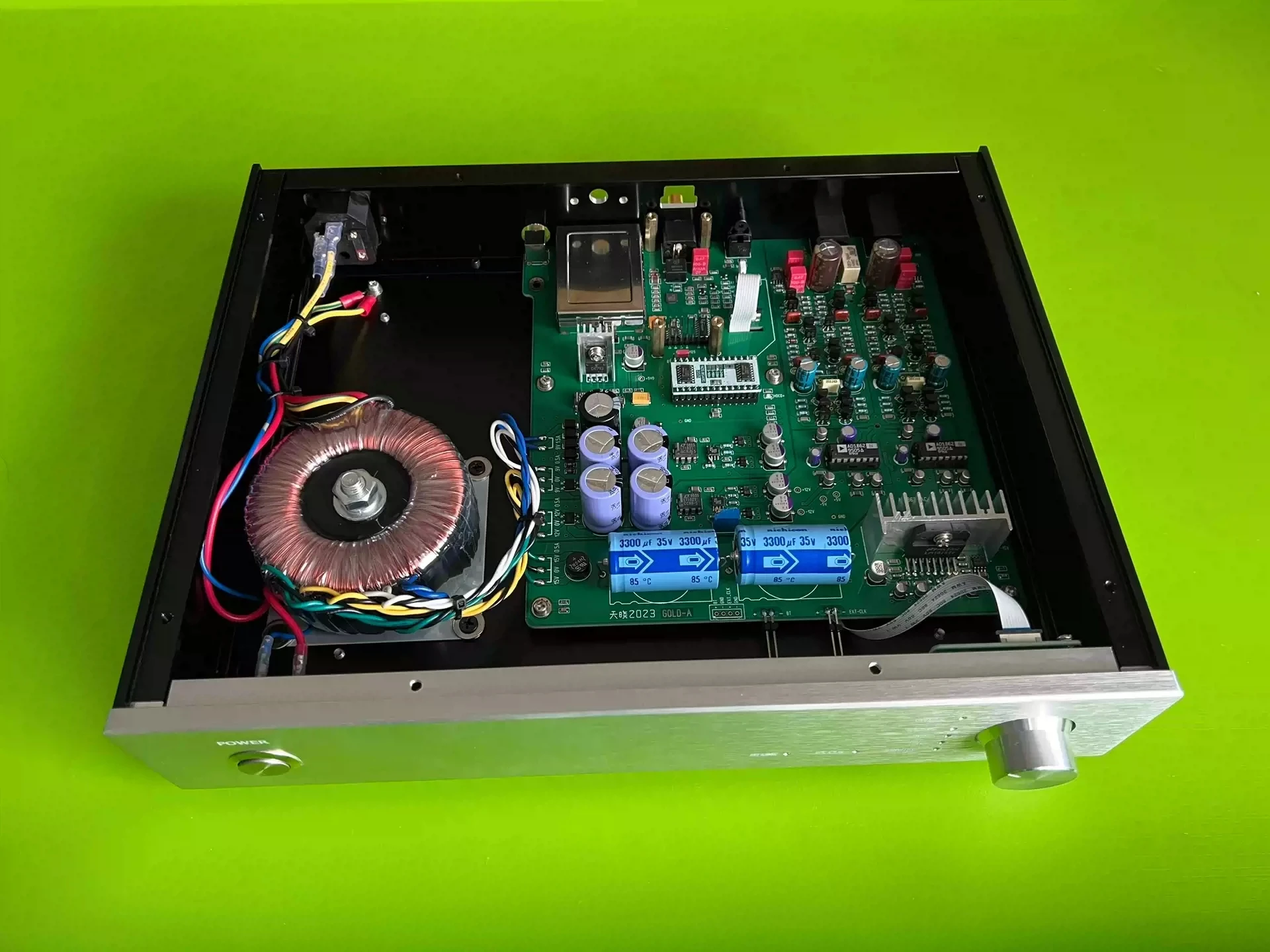 

Latest Upgrade AD1862 DAC Decoder AD1862N Coaxial+Fiber Input, Supports External Clock Input 11.2896MHz