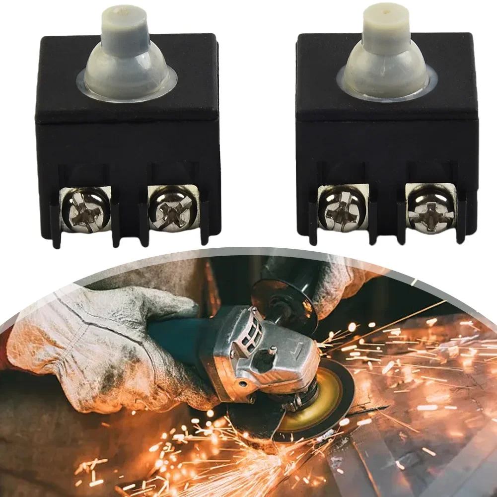 2PCS 100 # Angle Grinder Switch Accessories Key Switch Speed Control  FA2-6/2W 6-100 Switch For Angle Grinder Electric Hammer