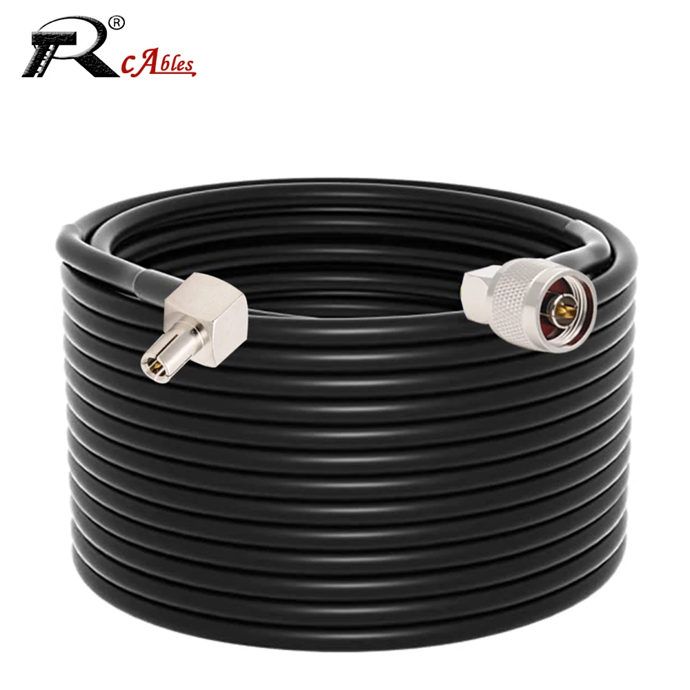 

N Male to TS9 CRC9 Male Right Angle 90 Degree Plug 50 Ohm USB Modem Extension Cord Jumper Pigtail RG58 Cable RF Coaxial Cable