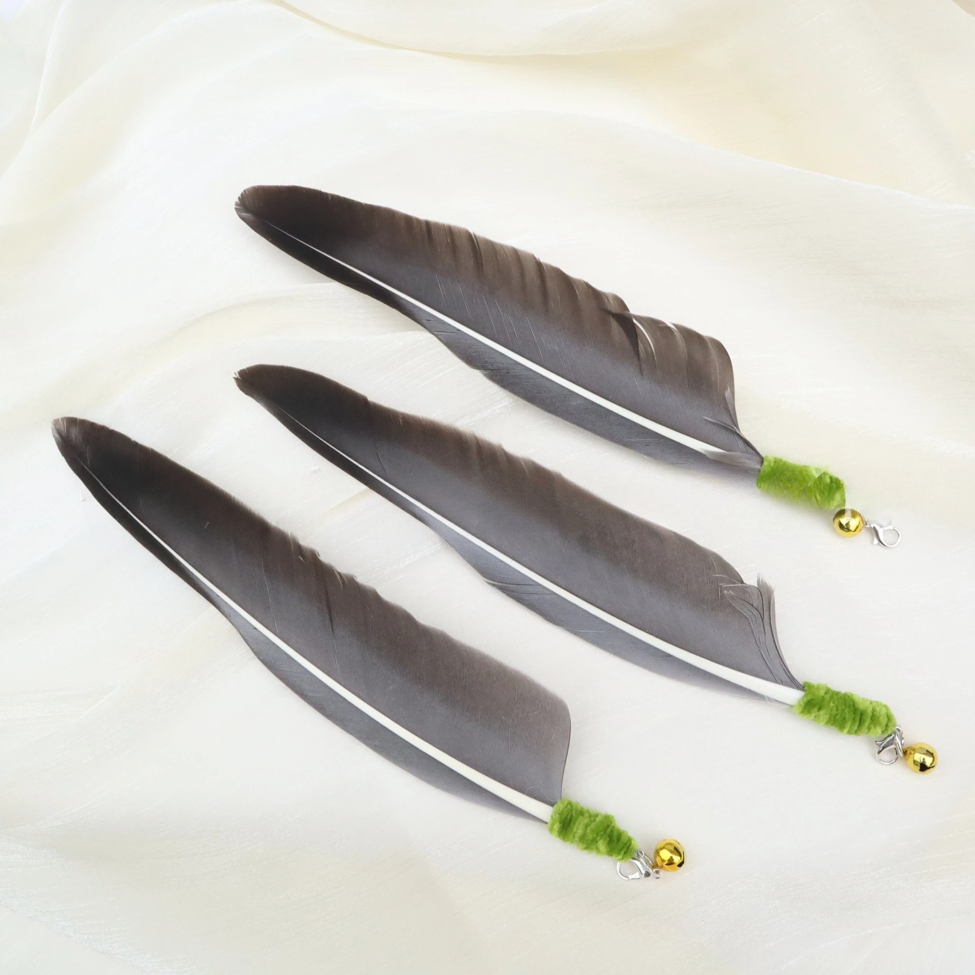 Plumas de repuesto para varita de gato – 3 unidades - imagen 3