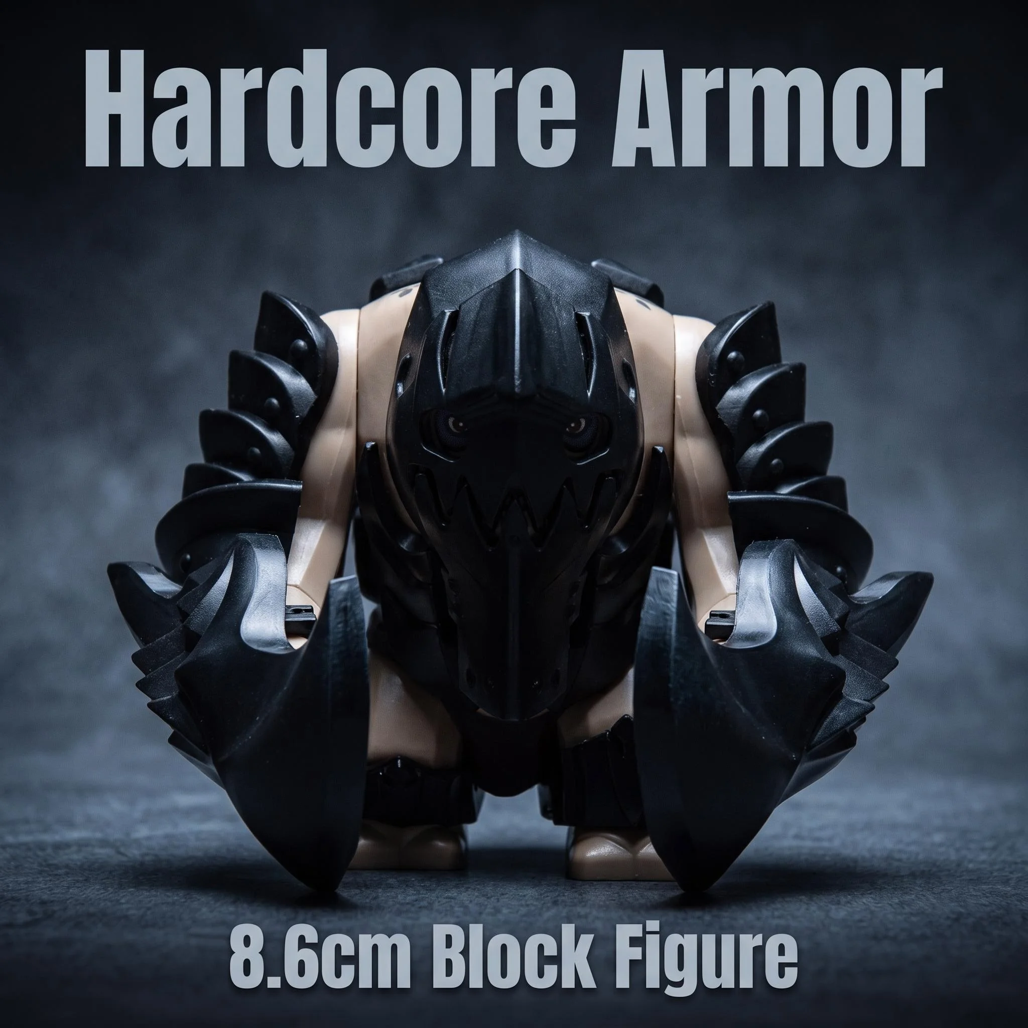 LOTR Medieval Army Troll Building Blocks Set Distressed Rusty Armor Details Multiple Accessories Big Posable Brick Figure