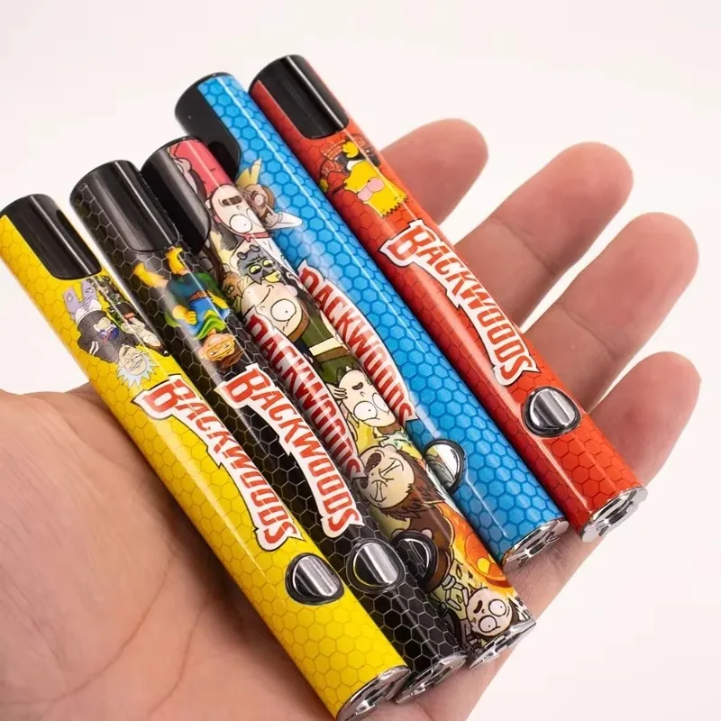 2 قطعة/الوحدة Backwoods 1100mah 510 الذكية البطارية نفطة أطقم الجهد المتغير Vape أقلام شاشة USB-C شحن لخراطيش عربات #5