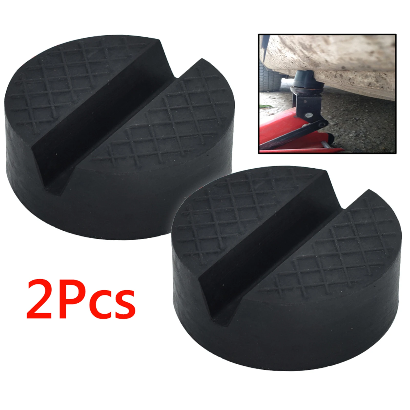 2 / 4 PCS Jack Rubber Pad Anti-slip Rail Adapter Support Block Heavy Duty Car Lift Tools For Toyota Honda Kia Mazda Hyundai