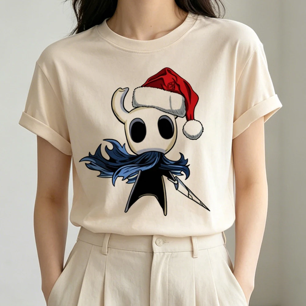 Hollow Knight tshirt girl Retro kawaii vintage manga Psychedelic top tees 2000s 80s scene  alternative  manga