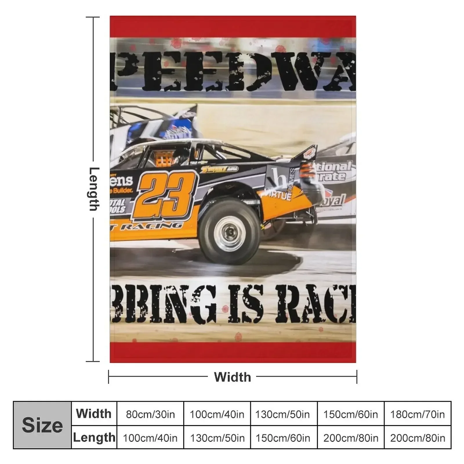 Rubbing is Racing - Speedway Throw Blanket Luxury Beach Blankets