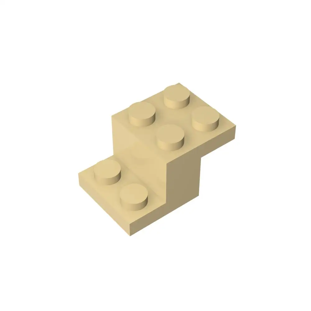 Gobricks 1 Uds soporte MOC 3x2x1 1/3 con Pin inferior Compatible con piezas de bloques de construcción modelo 18671 juguetes educativos para niños