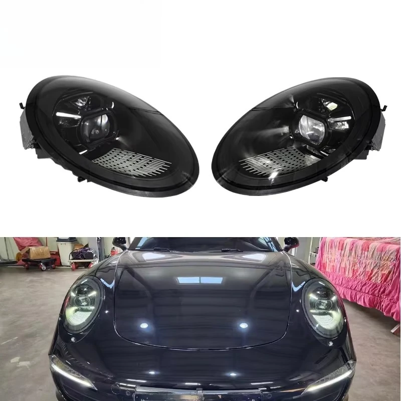 

2012 2014 2017 911 991 Headlights Upgraded to 992 2023 Matrix LED Headlights Porsches 911 991.2 991.1