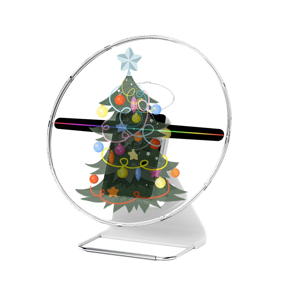 

30Cm LED 3D Holographic Display Fan For Shop Advertising & Hologram Equipment
