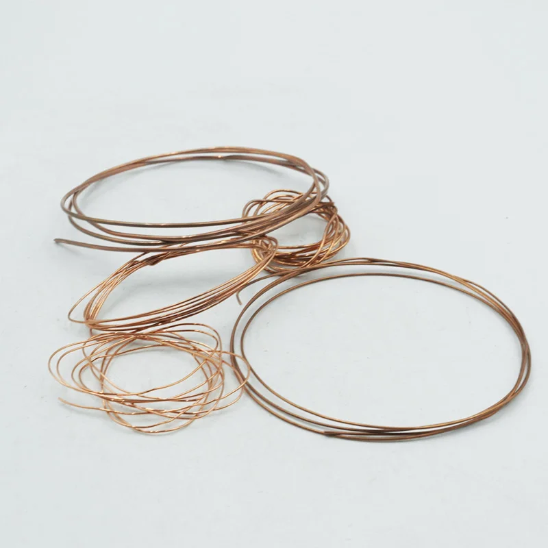 Copper Wire Round (Dead Soft) Blank Without Paint Uncoated Craft Wire 0.1 0.2 0.3 0.4 0.5 0.6 0.7 0.8 1 1.5 2 2.5 3mm