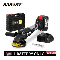 21V Light Weight rechargeable cordless brushless electric angle grinder