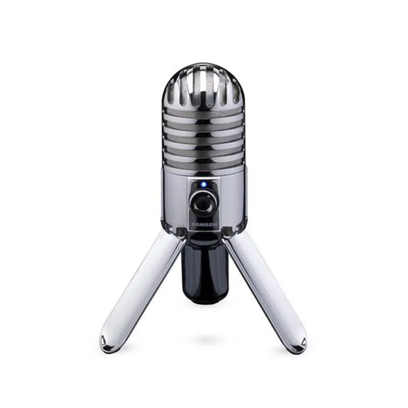 SAMSON Meteor Mic Portable Microphone Large Diaphragm Condenser Microphone Real Time Ear Recording Microphone