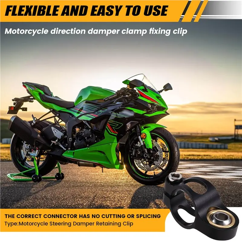 تتجه اكسسوارات الدراجات النارية التوجيه المثبط الاحتفاظ كليب واحد المسمار التوجيه استقرار قاعدة كليب