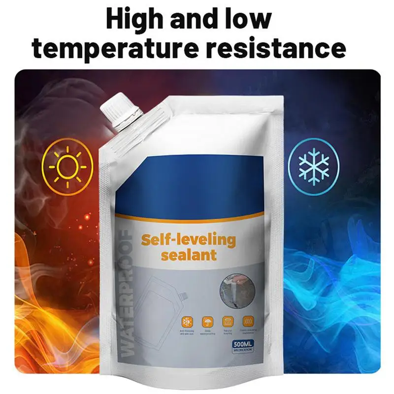 500ml Crack Filler Waterproof Sealant Adhesive Water Leak Repair Corner Cracks Cement Joint Filler Roof Water Leakage Materials