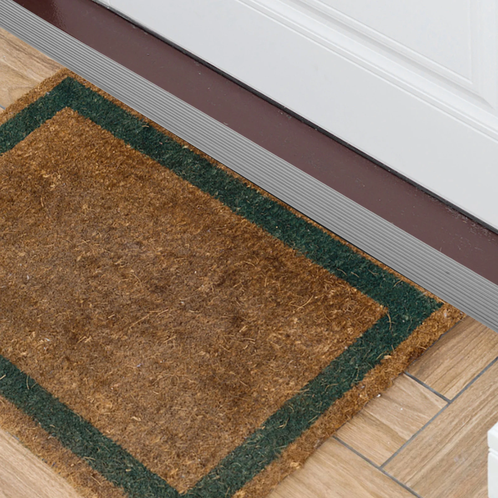 2Pcs Staubsauger Rampe Matte Schwelle Hang Pad für Türen Rollstuhl Einfache Durchgang Intelligente Reinigung Schwelle Rampe