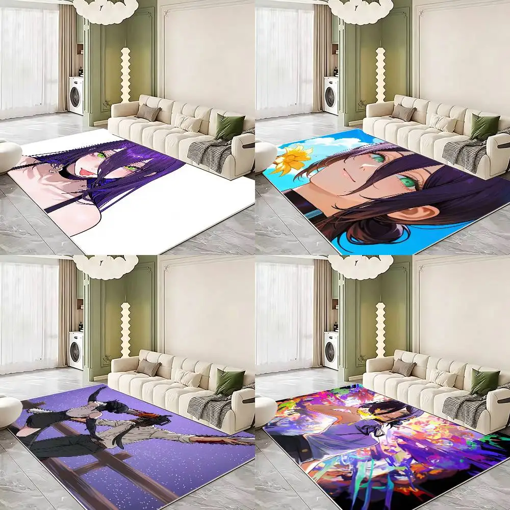 C-Chainsaw Man Reze Arc Floor Mat Bathroom Absorbent Mat Simple Door Dirt-resistant Mat Home Kitchen Mat