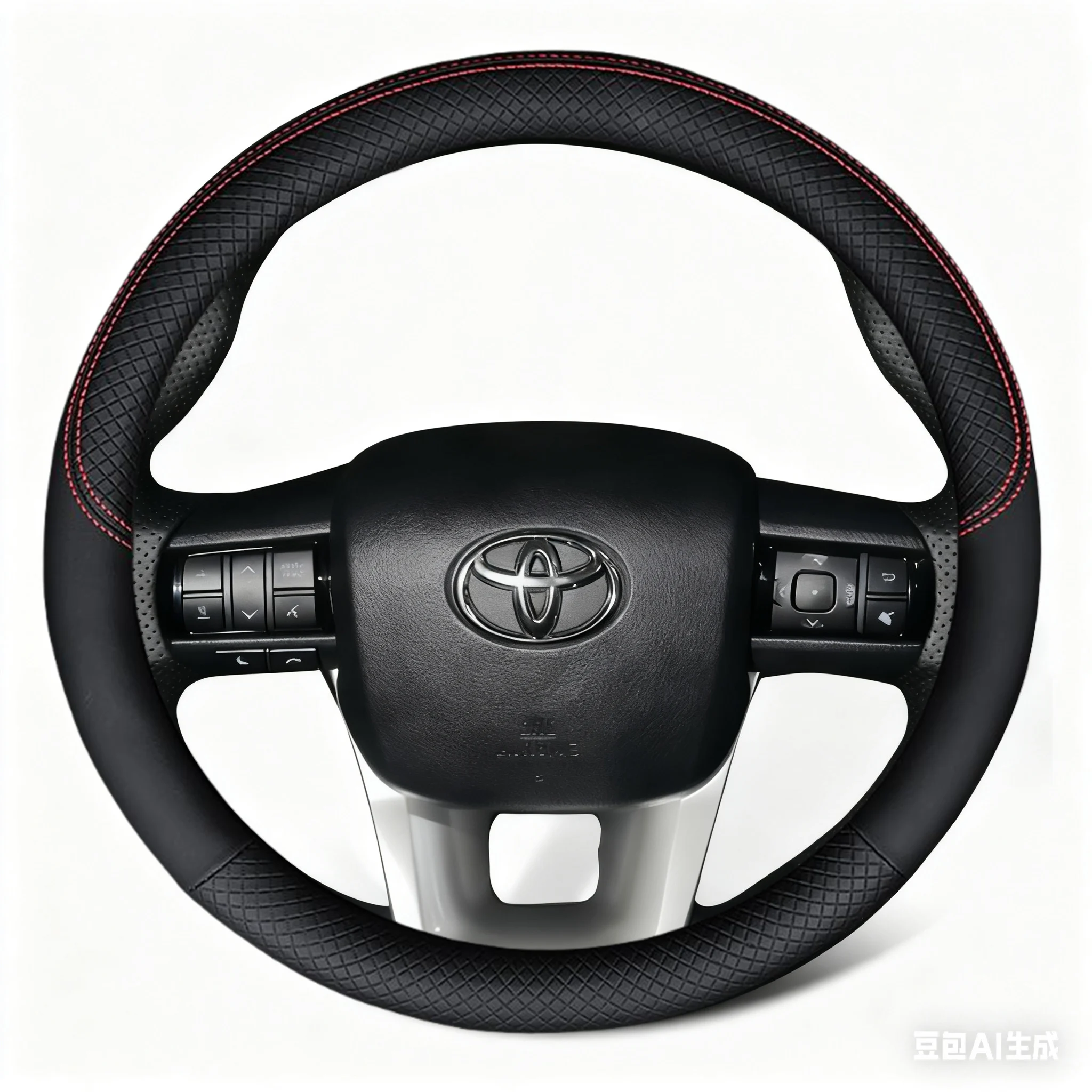 Accesorios para coche, funda para volante de cuero Artificial para Toyota Fortuner Hilux 2015-2021, funda para volante, envoltura para volante, Auto Inter