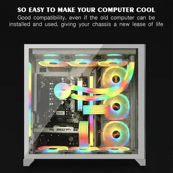 PC RGB světelný pásek vhodný pro kabel PSU, kabel PC RGB GPU, 5V 3pinový ARGB synchronizační prodlužovací kabel pro PC pro 6pinový, 8pinový, 12pinový, 16pinový, 24pinový 6 nejlepší prodej barevný grafický procesor - №2