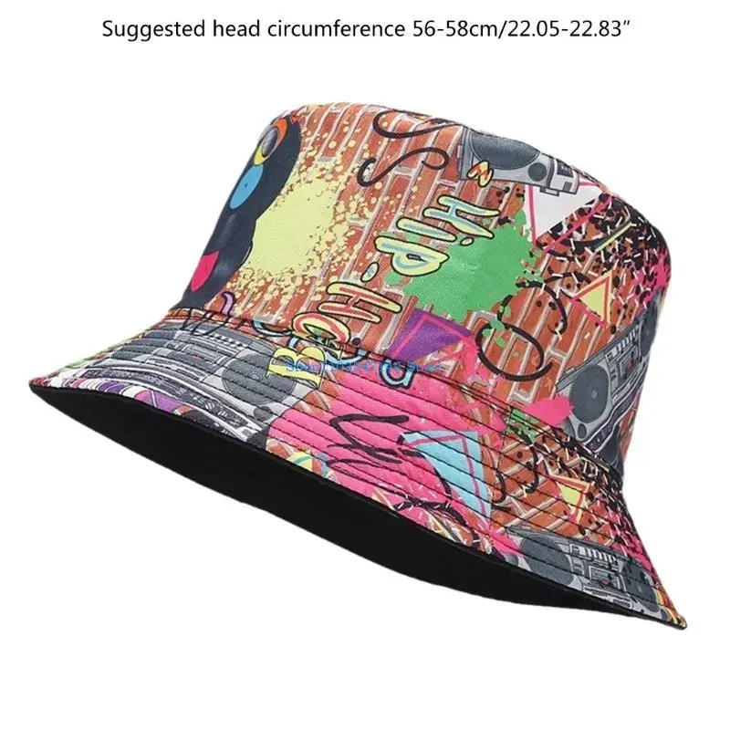 P88B قبعة دلو قابلة للعكس قبعة الشمس هدية عيد ميلاد للجنسين القيادة قبعة الشمس للسفر المشي لمسافات طويلة التسوق قبعة الصيف