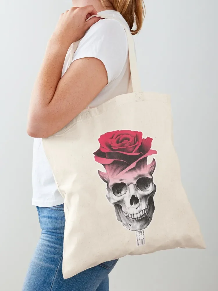 

EsseTattoo Logo Tote Bag university shopper bag shopper bags for women shopping cart bags personalized tote