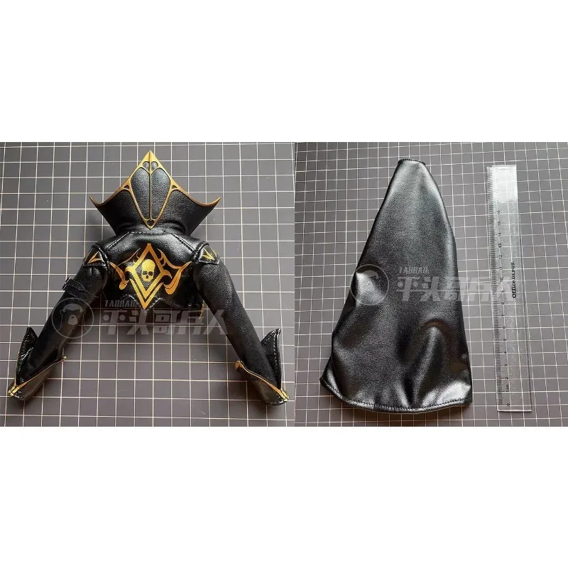 

TBL PL2021-184 1/6 Black Leather Jacket+Cape Model for 12" Vampire Female Hunter