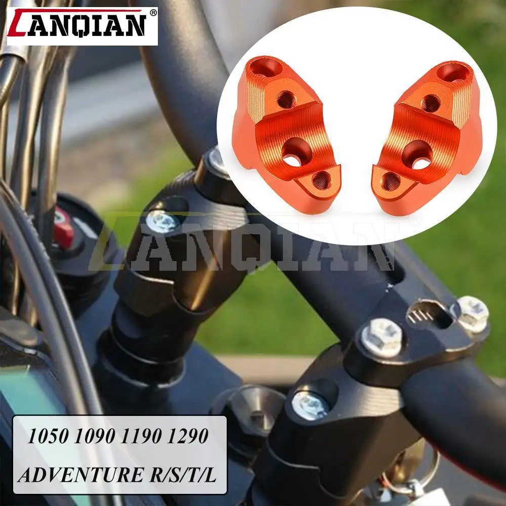 

For 1050 1090 1190 R L Adventure Motorcycle 28.6mm Handlebar Risers Height Increase Kit 1290 Super Adventure R S T Super Duke GT