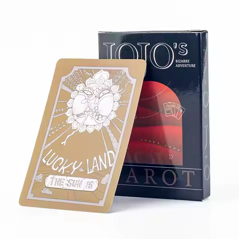 9*6cm 22 Major Arcana JoJo Tarot Cards - Stardust Crusaders Anime Collectible Tarot Deck